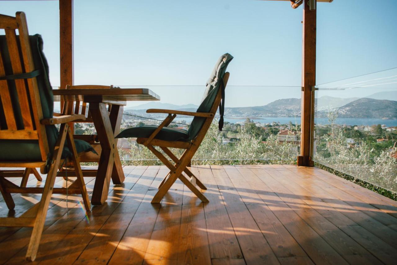 Small House Great View In Porto-Rafti Gulf Порто-Рафти Экстерьер фото